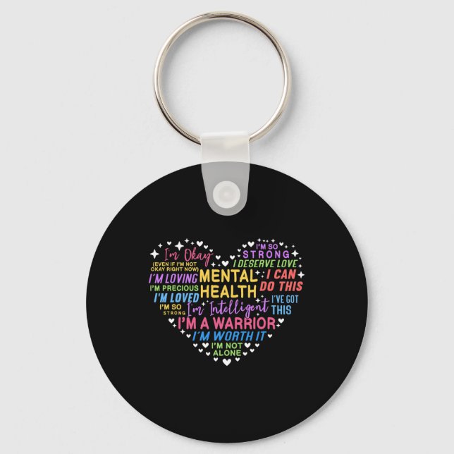 Llavero Conciencia de la Salud Corazón  (Anverso)