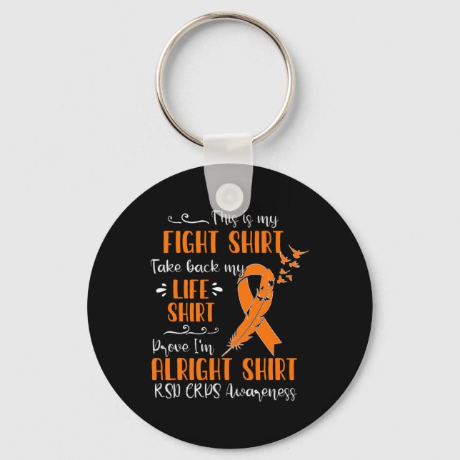 Llavero Conciencia de RSD CRPS Mi lucha (Anverso)