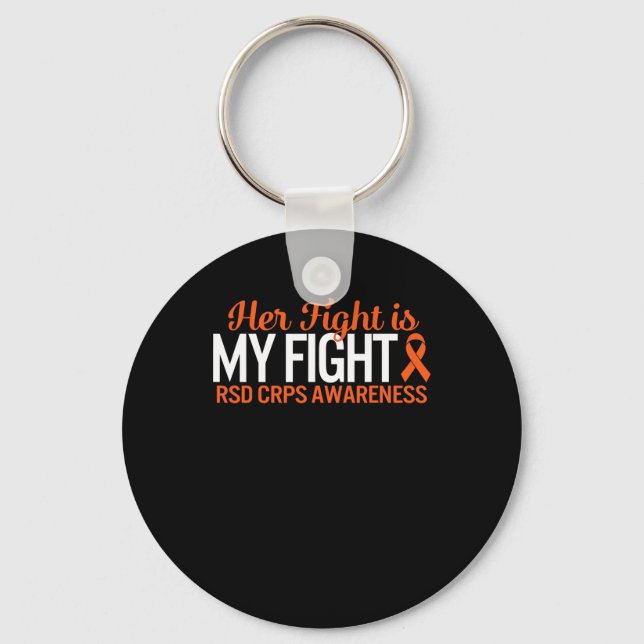 Llavero Conciencia de RSD CRPS Su lucha es mi lucha comple (Anverso)