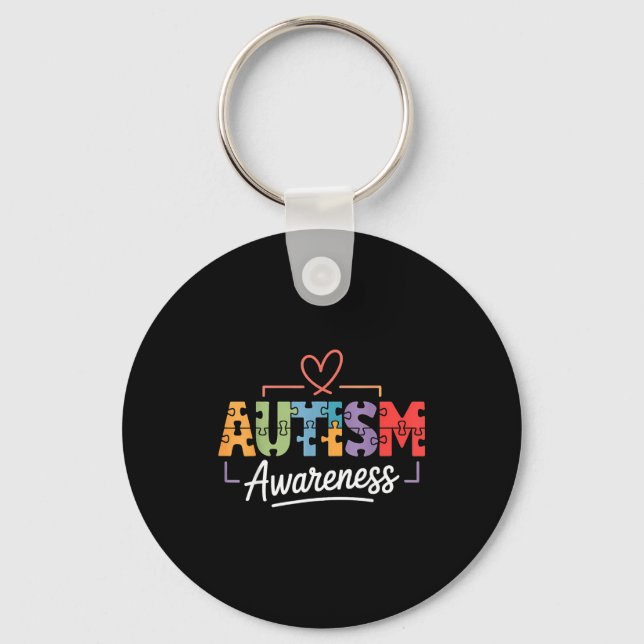 Llavero Conciencia del autismo  (Anverso)