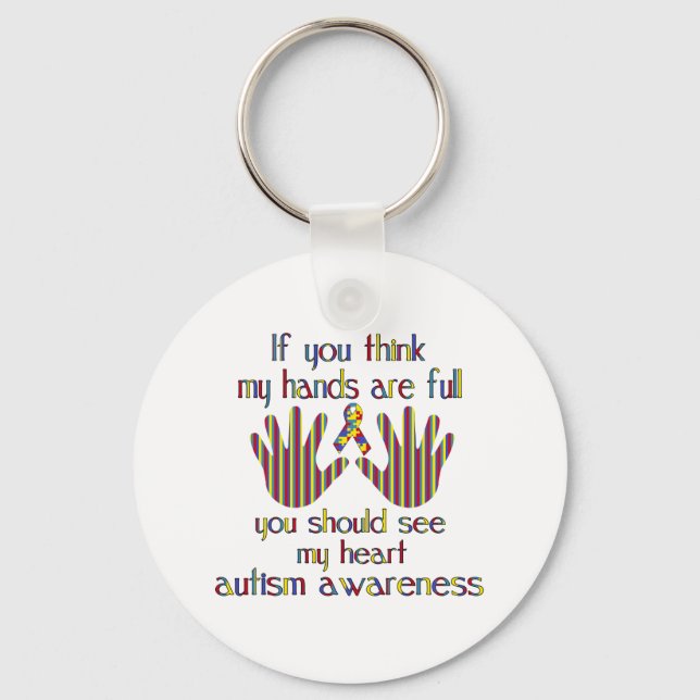 Llavero conciencia del autismo (Anverso)