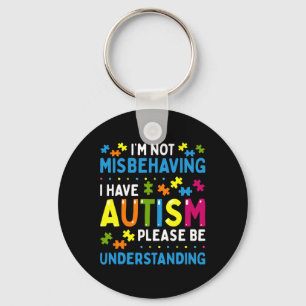 Llavero Conciencia del autismo No me estoy portando mal, t