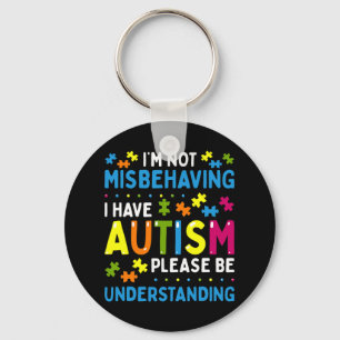 Llavero Conciencia del autismo No me estoy portando mal, t