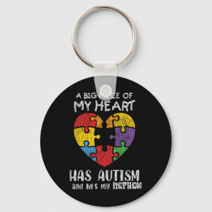 Llavero Conciencia del autismo Tío tía Familia Niños Autis