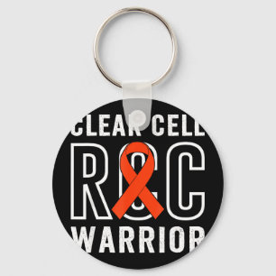 Llavero Conciencia del cáncer de riñón de células claras r