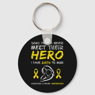 Llavero Conciencia del Cáncer Infantil Conoce a Mi Héroe