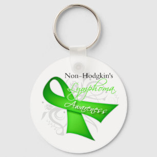 Llavero Conciencia del linfoma Non-Hodgkin de la cinta de