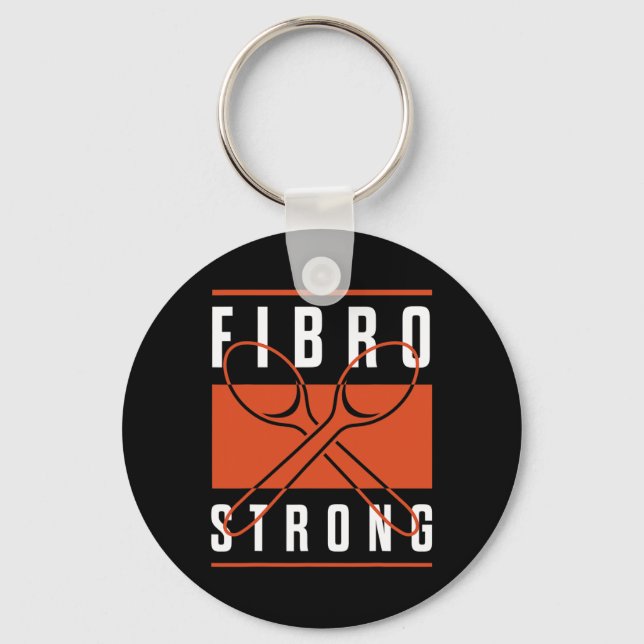 Llavero Conciencia Fibro Strong Graphons (Anverso)