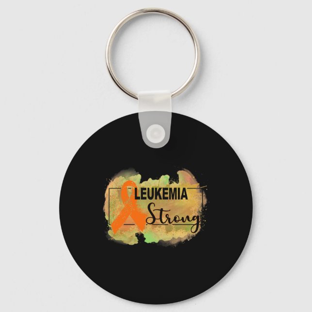 Llavero Conciencia Leucemia Fuerte  (Anverso)