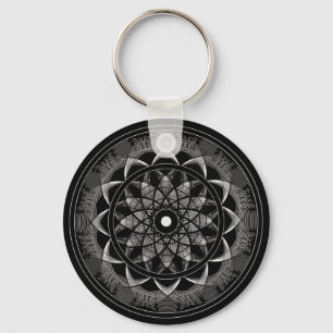 Llavero Conciencia - mandala sagrada de la geometría