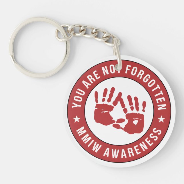 Llavero Conciencia MMIW No te olvidas (Frente)