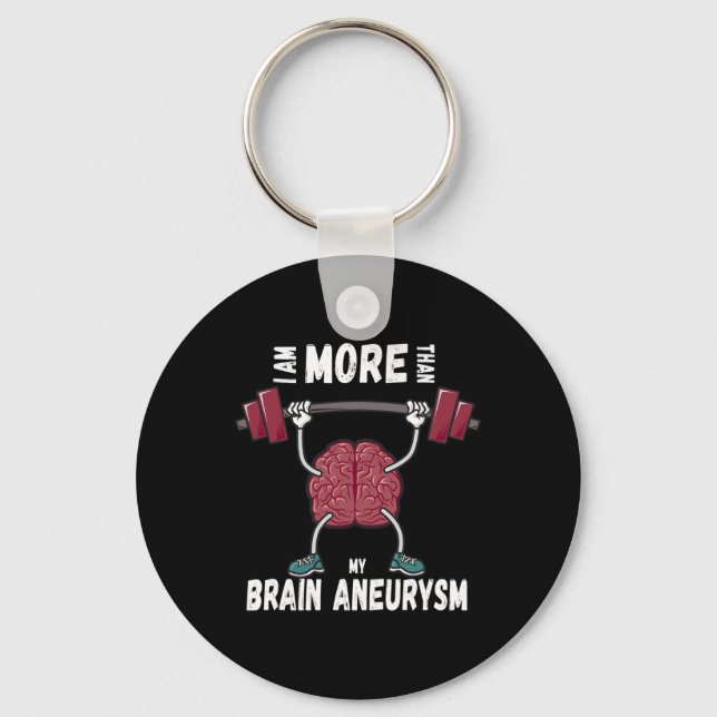 Llavero Conciencia motivacional Cita Aneurysm Surviv (Anverso)