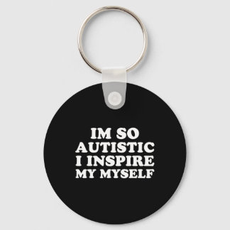 Llavero Conciencia sobre el autismo divertido Soy niños au