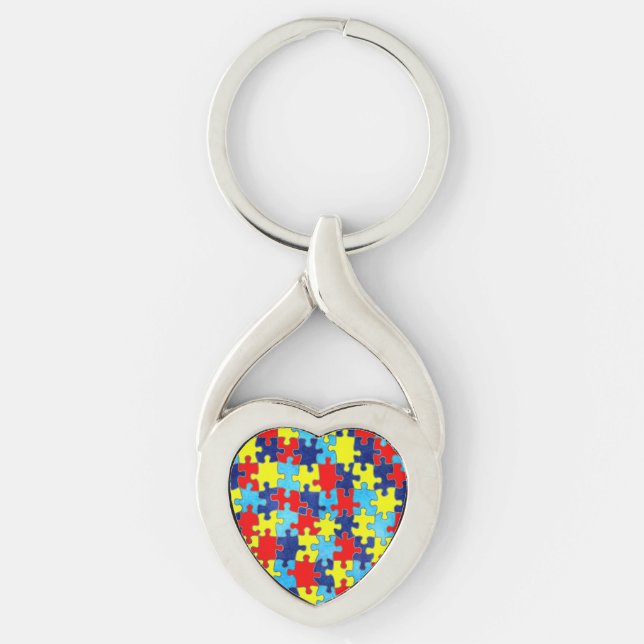 Llavero Conciencia sobre el autismo: el enigma de Shirley  (Anverso)