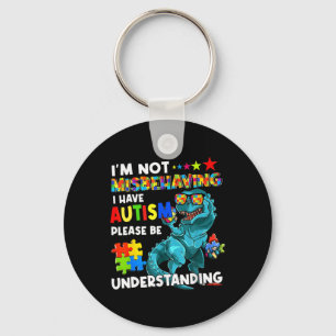 Llavero Conciencia sobre el Autismo No me estoy portando m