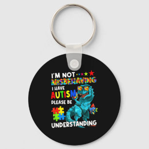 Llavero Conciencia sobre el Autismo No me estoy portando m