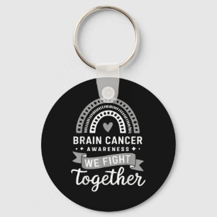 Llavero Conciencia sobre el cáncer de cerebro que combatim