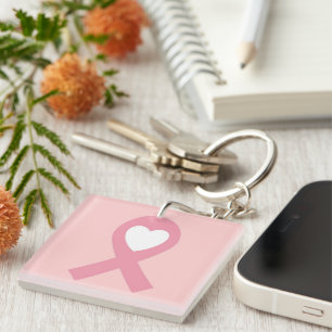 Llavero Conciencia sobre el cáncer de mama