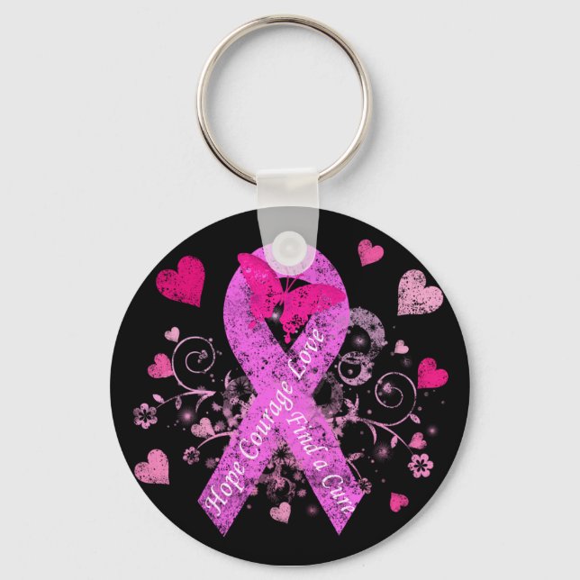 Llavero Conciencia sobre el cáncer de mama (Anverso)