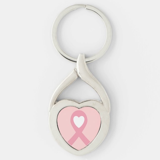 Llavero Conciencia sobre el cáncer de mama (Anverso)