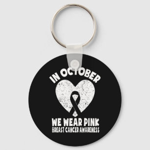 Llavero Conciencia Sobre El Cáncer De Mama De Cinta En Oct