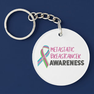 Llavero Conciencia sobre el Cáncer de Mama Metastásico