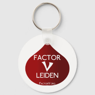 Llavero Conciencia sobre el factor V Leiden