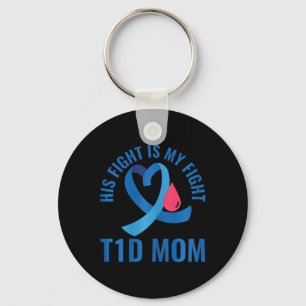 Llavero Conciencia sobre la diabetes Su lucha es mi madre 