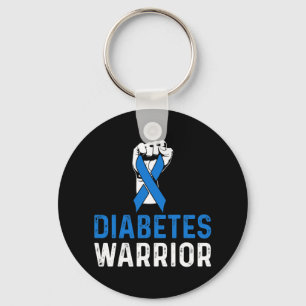 Llavero Conciencia sobre la diabetes T1D Guerrero de la di