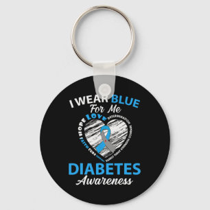 Llavero Conciencia sobre la diabetes tipo 1 2 En Noviembre
