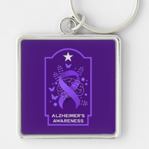 Llavero Conciencia sobre la enfermedad de Alzheimer