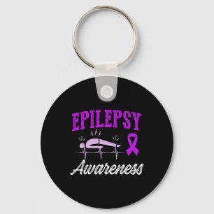 Llavero Conciencia sobre la epilepsia Guerrero epiléptico