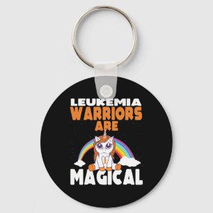 Llavero Conciencia sobre la leucemia, caña mágica de unico