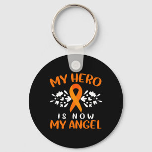 Llavero Conciencia sobre la leucemia Llevo naranja por alg
