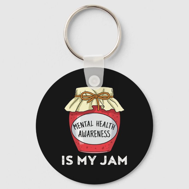 Llavero Conciencia sobre la salud La salud mental es mi pr (Anverso)