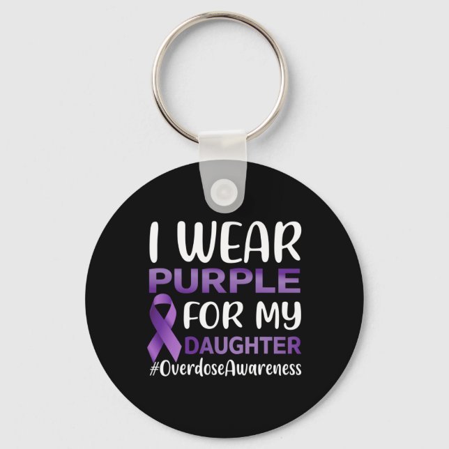 Llavero Conciencia Sobre La Sobredosis Que Uso Para Mi Hij (Anverso)