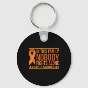 Llavero Conciencia sobre leucemia en esta familia que nadi