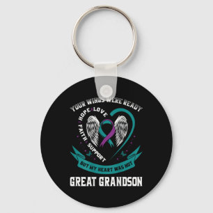 Llavero Conciencia suicida en memoria de mi Gran Nieto B