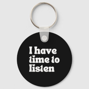 Llavero Conciencia suicida, tengo tiempo de escuchar