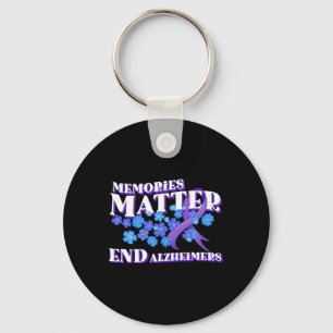 Llavero Conciencia y regalos lazo morado y nomeolvides