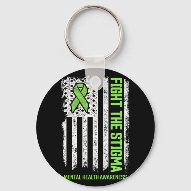 Llavero Concienciación En Salud Mental Lucha Contra El Est (Anverso)