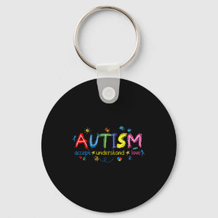 Llavero Concienciación sobre el autismo aceptar entender e