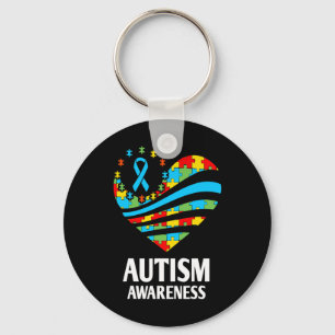 Llavero Concienciación sobre el autismo Mujeres apoyan a n