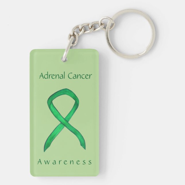 Llavero Concienciación sobre el cáncer auricular Cláusula  (Atrás)