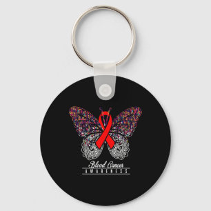 Llavero Concienciación sobre el cáncer de sangre Butterfly