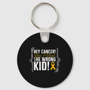 Llavero Concienciación sobre el cáncer infantil Guerrero d
