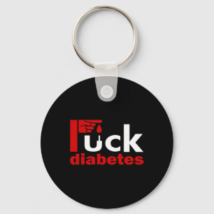 Llavero Concienciación sobre la diabetes en la enfermedad