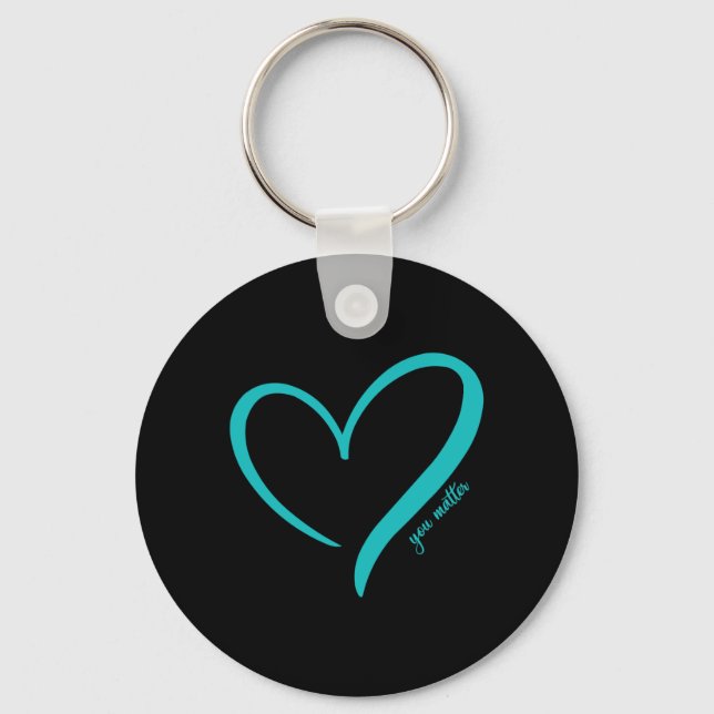 Llavero Concienciación sobre la prevención del suicidio en (Anverso)