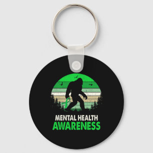 Llavero Concienciación sobre la salud mental de Bigfoot Sa