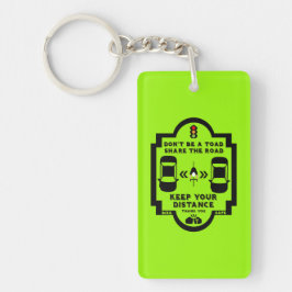 Llavero Concienciación sobre la seguridad vial en las bici